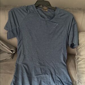 Gymshark Seamless Blue Athletic Shirt